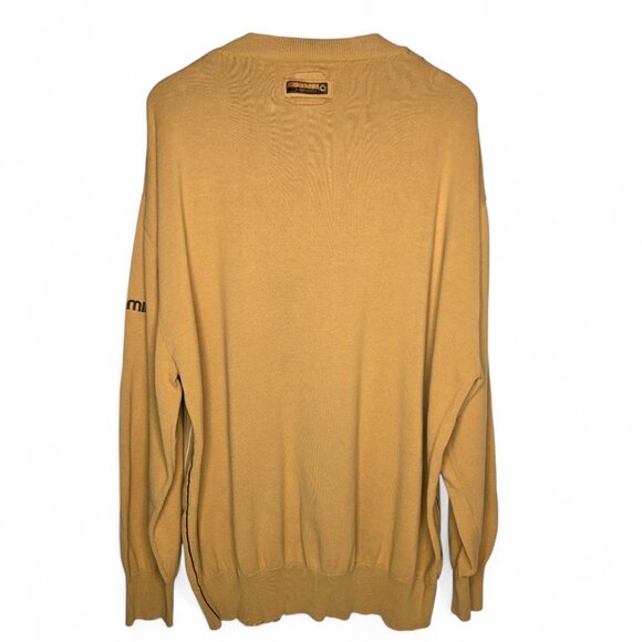 Vintage Y2K Akademiks Striped Sweater Men's Lightweight Embroidered Spellout XXL - Picture 4 of 8